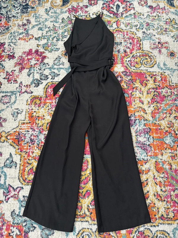 Topshop Wide Leg Black Jumpsuit 2