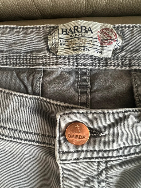 Pantalone grigio Barba Napoli 3