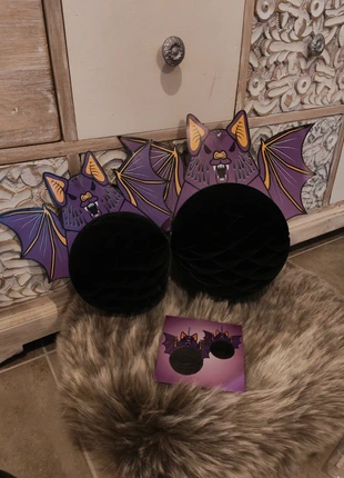 Décoration halloween suspension chauve souris violette, merk: Action, staat: Goed, € 2,00, € 2,80 inclusief Kopersbescherming