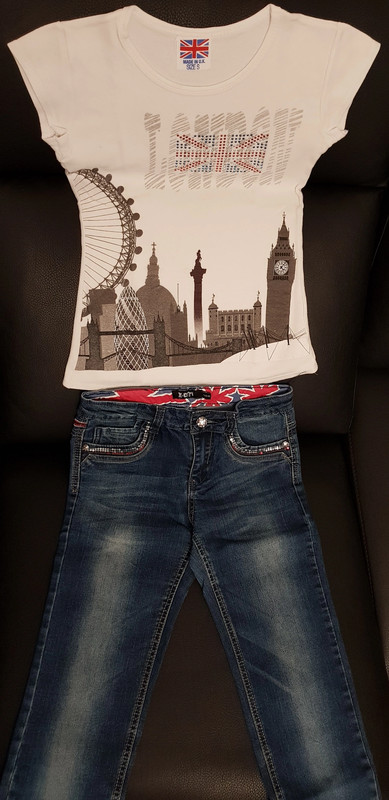 Jean UK + tee shirt London+ tee shirt ML rigolo 4