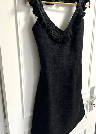 Petite robe noire en jacquard Nichi neuve taille S très flatteuse pour la silhouette, brand: Nichii, condition: New without tags, size: S / 36 / 8, €55.00, €58.45 includes Buyer Protection