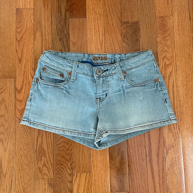 Vintage Y2K micro jean shorts 2