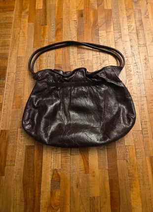 Sac en cuir mauve foncé, marque: pas de marque, état: Bon état, 15,00 €, 16,45 € Protection acheteurs incluse