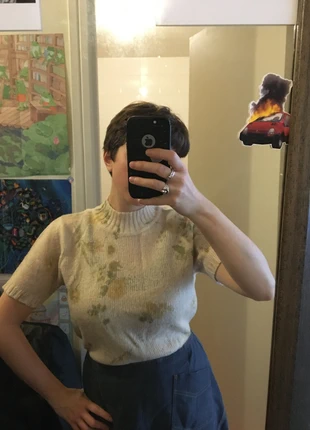 Pull manche courte vintage, marque: Vintage, état: Très bon état, taille: M / 38 / 10, 4,00 €, 4,90 € Protection acheteurs incluse