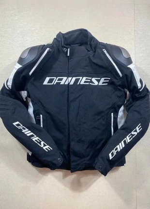 Veste moto Dainese noire/blanche taille 48 – blouson textile renforcé, brand: Dainese, condizioni: Ottime, taglia: M, €175.50, €184.98 include la Protezione acquisti
