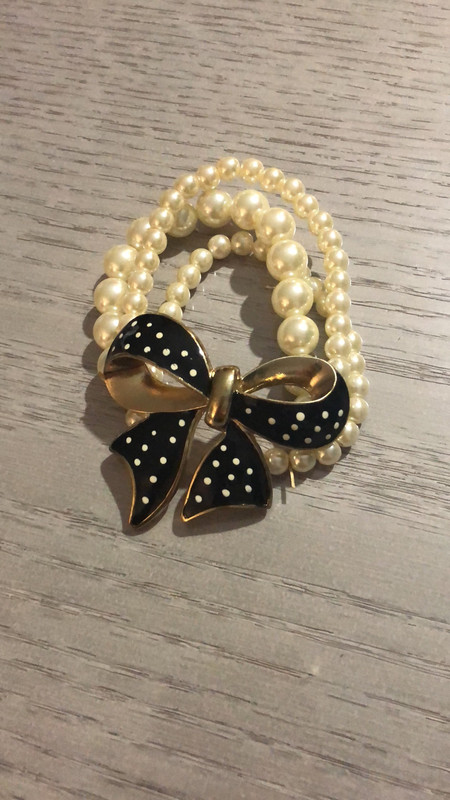 Bracelet perles et noeud 1
