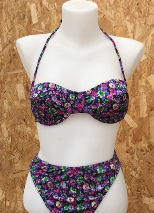 Bikini fleuri taille 36/38, condizioni: Ottime, taglia: S / IT 40 / EU 36, €2.00, €2.80 include la Protezione acquisti
