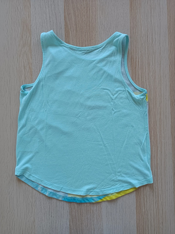 Tanktop mit Druck von H&M Türkis/Katze in Gr. 146/152 2