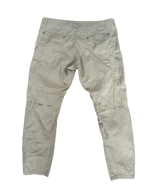 kuhl men’s 38X30 konfidant air vented cargo hiking pants fossil tan performance 4