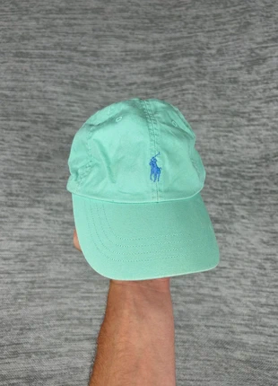 Casquette Ralph Lauren couleur uni bleu vert turquoise logo bleu T.U chic old money street wear 6, brand: Ralph Lauren, condition: New without tags, size: One size, €34.00, €36.40 includes Buyer Protection Pro