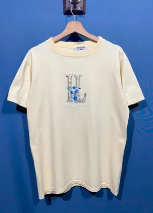 T-Shirt 90s US Illinois Land of Lincoln embroidered yellow size L vintage, brand: Vintage Dressing, condition: Good, size: L, €20.00, €21.70 includes Buyer Protection Pro