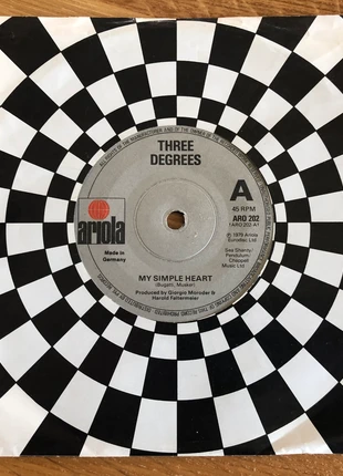 The Three Degrees - My Simple Heart 7" Giorgio Moroder Disco, condition: Very good, £1.50, £2.28 includes Buyer Protection