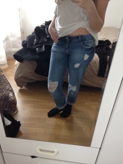 #zara jeans boyfriend neuf 2