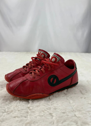 Baskets No Name cuir rouge logo noir vintage Y2K années 2000 – Taille 36, marca: Vintage Dressing, estado: Muito bom, tamanho: 36, €19.90, €21.60 inclui Proteção do Comprador Pro