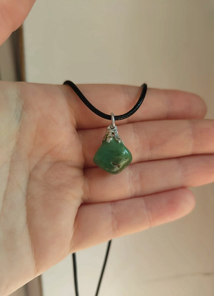 chrysopraas ketting, estado: Muito bom, €8.00, €9.10 inclui Proteção do Comprador