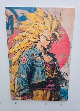 Stampa su tela Goku SS3 40x60 cm, marke: Art, zustand: Neu, mit Etikett, 35,00 €, 37,45 € inklusive Vinted-Käuferschutz