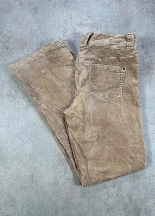Pantalon En Velours Côtelé / Corduroy petites beige clair uni taille 2, marca: Vintage Dressing, estado: Muito bom, tamanho: XXS / 32 / 4, €5.00, €5.95 inclui Proteção do Comprador Pro