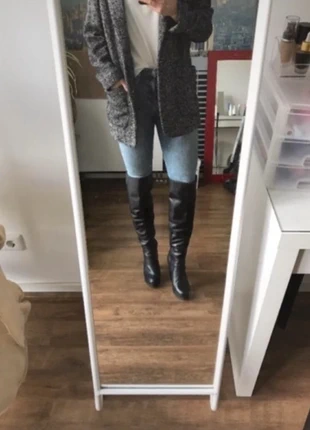 Leren knielaarzen Invito 38 nieuw €150, hak 11cm plateau 3cm, brand: Invito, condizioni: Nuovo con cartellino, taglia: 38, €30.00, €32.20 include la Protezione acquisti