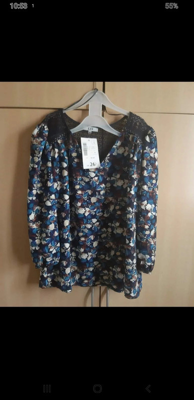 Blouse fleurie de chez la halle 1