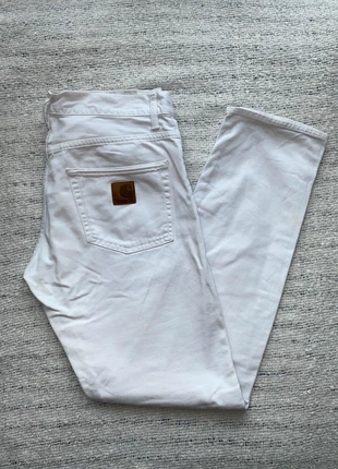 Jeans carhartt Aaron pant smith blanc 32x32, marca: Carhartt, estado: Muy bueno, tamaño: M, 65,00 €, 68,95 € Protección al comprador incluida
