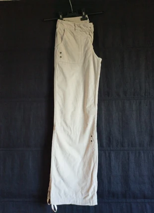 Pantalon large velours 36 beige Etam, marque: Etam, état: Bon état, taille: S / 36 / 8, 4,00 €, 4,90 € Protection acheteurs incluse