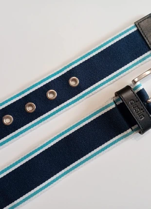 Ceinture originale CUIR/toile, brand: Dustin, condition: New without tags, size: 36 in | 90 cm, €15.99, €17.49 includes Buyer Protection Pro