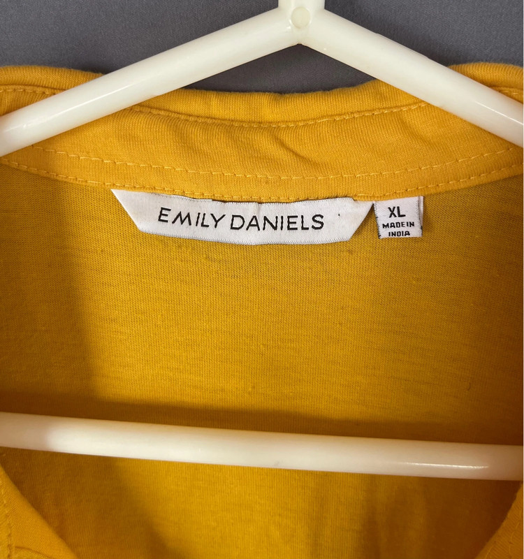 Emily Daniels size xl yellow blouse top 2