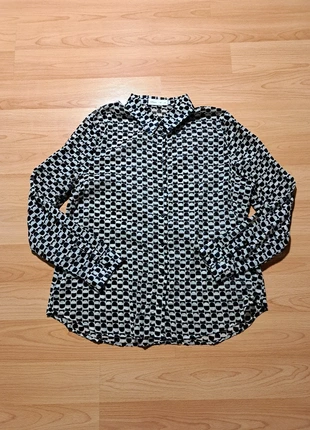 Chemise noire et blanche - femme - lefties, marque: Lefties, état: Très bon état, taille: M / 38 / 10, 2,50 €, 3,33 € Protection acheteurs incluse