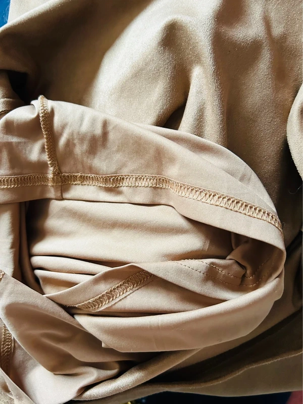 💐🍁Robe bohème chic automnale camel imitation daim 38/40 autumnal natural suede dress🍁💐 - photo numéro 14