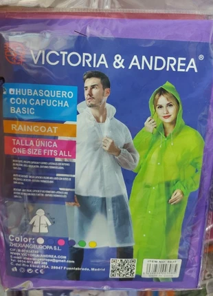 chubasquero con capucha basic - poncho - talla única - unisex - colores variados, marca: victoria & andrea, estado: Nuevo con etiquetas, tamaño: Talla única, 8,99 €, 10,14 € Protección al comprador incluida
