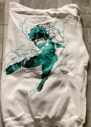 💚🔥 Sweat MHA Academia x Izuku Streetwear, marke: Kiabi, zustand: Sehr gut, größe: S / 36 / 8, 8,00 €, 9,10 € inklusive Vinted-Käuferschutz