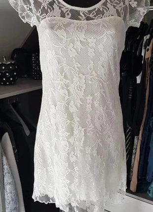 robe blanche dentelle, condizioni: Ottime, taglia: S / IT 40 / EU 36, €8.00, €9.10 include la Protezione acquisti