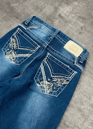 Vintage Y2K Flared Bootcut Jeans - Miss Me / True Religion / Rock Revival / Dolce & Gabbana Style, merk: Miss, staat: Heel goed, maat: S / 36 / 8, € 44,99, € 47,94 inclusief Kopersbescherming
