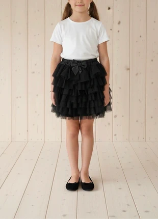 Gonna nera in tulle plissettato Zara Kids, marque: Zara, état: Très bon état, taille: 14 ans / 164 cm, 15,00 €, 16,45 € Protection acheteurs incluse