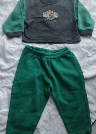 Ensemble rétro mixte pull sweat pantalon vert noir anthracite motif Vintage années 80, marque: Vintage Dressing, état: Très bon état, taille: 3 ans / 98 cm, 8,00 €, 9,10 € Protection acheteurs incluse