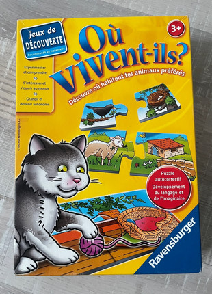 Ravensburger - Jeu Educatif - Où vivent-ils ? - Découverte des anim