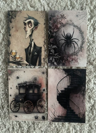 Animated Haunted Hotel Postcard Print Set, brand: Set, condition: New without tags, £3.00, £3.85 includes Buyer Protection