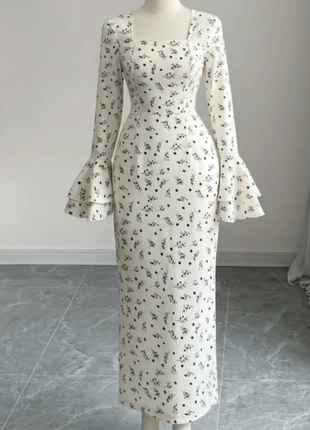 Robe Longue Blanche à Imprimé Floral Noire Fente a l'arriere ~ T M.38 Neuf, brand: Tendance, condition: Very good, size: M / 38 / 10, €42.99, €45.84 includes Buyer Protection