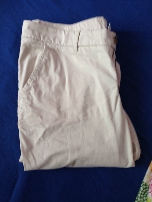 Pantalon chino beige clair 2