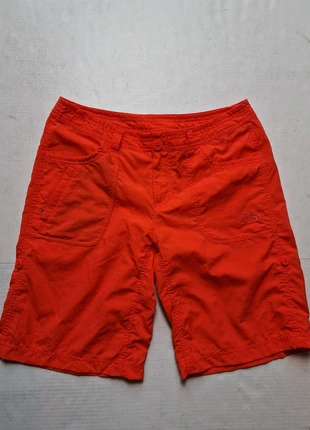 Vintage y2k The North Face cargo shorts pants zipper red hiking sport outdoor size S, merk: The North Face, staat: Heel goed, maat: S / 36 / 8, € 18,00, € 19,60 inclusief Kopersbescherming Pro