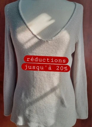 Pull col V 38-40, condition: Very good, size: M / 38 / 10, €15.00, €16.45 includes Buyer Protection