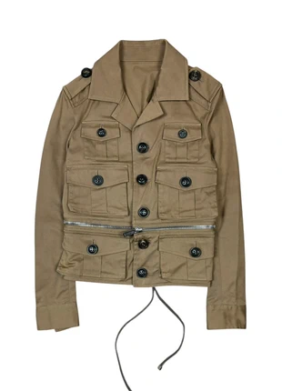 Dsquared2 Laced Up Multipocket Jacket, merk: Dsquared2, staat: Heel goed, maat: M / 38 / 10, € 175,00, € 184,45 inclusief Kopersbescherming Pro