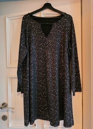 2XL zwarte jurk, goed voor oudjaarsavond, marca: Shein Curve, estado: Muy bueno, tamaño: XXL / 44 / 16, 7,50 €, 8,58 € Protección al comprador incluida