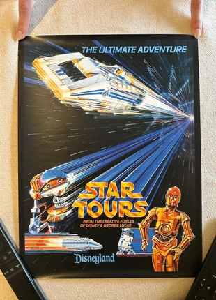Affiche Star Tours Disney, marque: Disney, état: Très bon état, 15,00 €, 16,45 € Protection acheteurs incluse