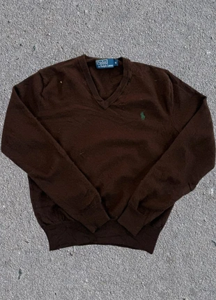 Pull Ralph Lauren marron 100% laine taille 10 ans, brand: Ralph Lauren, condition: Very good, size: 10 years / 140 cm, €7.90, €9.00 includes Buyer Protection Pro