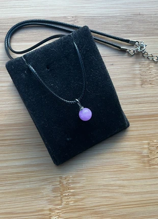 🌸 Lavendel amethist kraal hanger ketting 🌸, staat: Heel goed, € 1,50, € 2,28 inclusief Kopersbescherming Pro