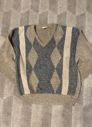 Pull Vintage Col V 90s Homme taille L Beige, marque: Vintage Dressing, état: Très bon état, taille: L, 7,50 €, 8,58 € Protection acheteurs incluse