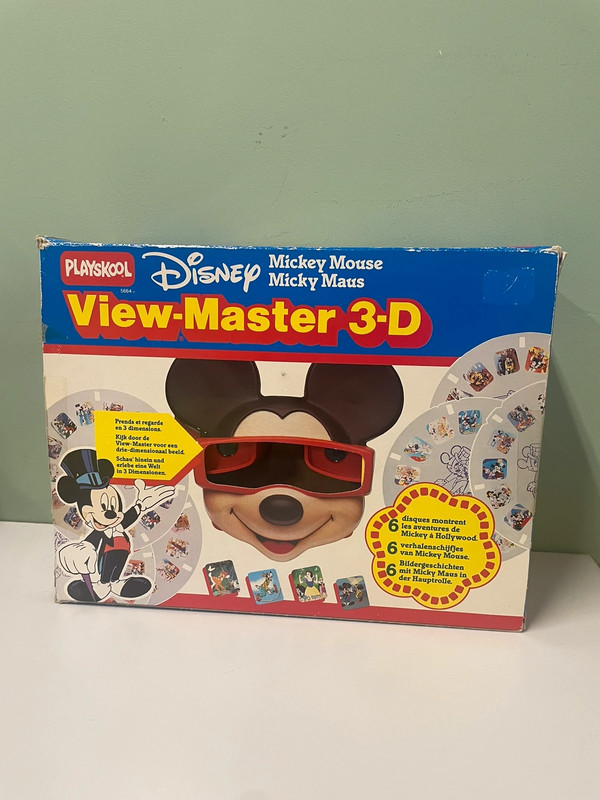 Vintage Viewmaster Reels #012-232,4,5,6 & 7- Mickey Mouse