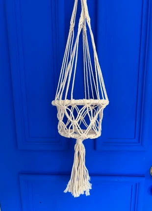 Macramé plant hanger, brand: Macrame, condition: Very good, £25.00, £26.95 includes Buyer Protection