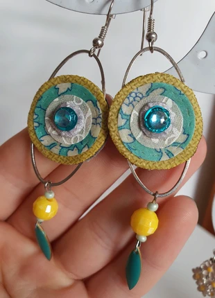 Boucles d'oreilles jaune , marca: Nos p'tits mondes, estado: Nuevo con etiquetas, 5,00 €, 5,95 € Protección al comprador incluida